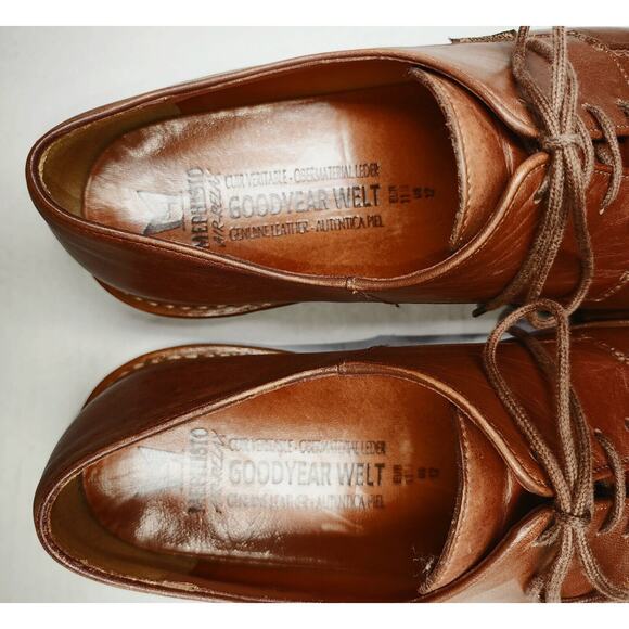 Mephisto Classic Leather Shoes Goodyear Welt Caoutchouc Size 12 Portugal MINT - Picture 8 of 15